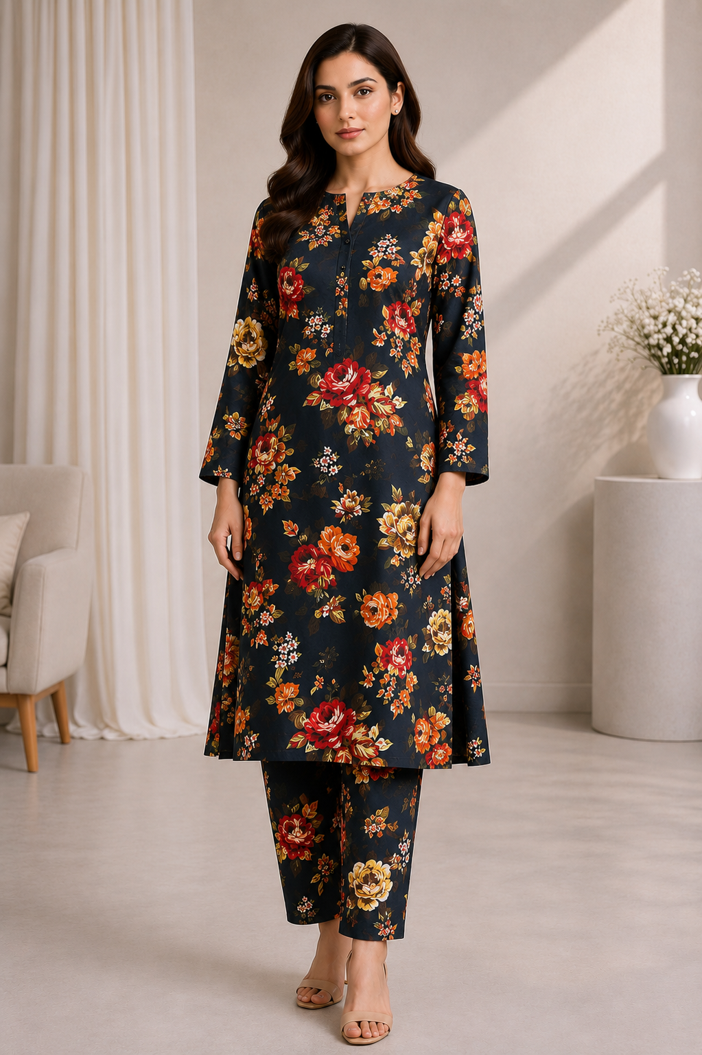 Women's Stitched 2 Piece Suit - D10 | Mehak Clothing