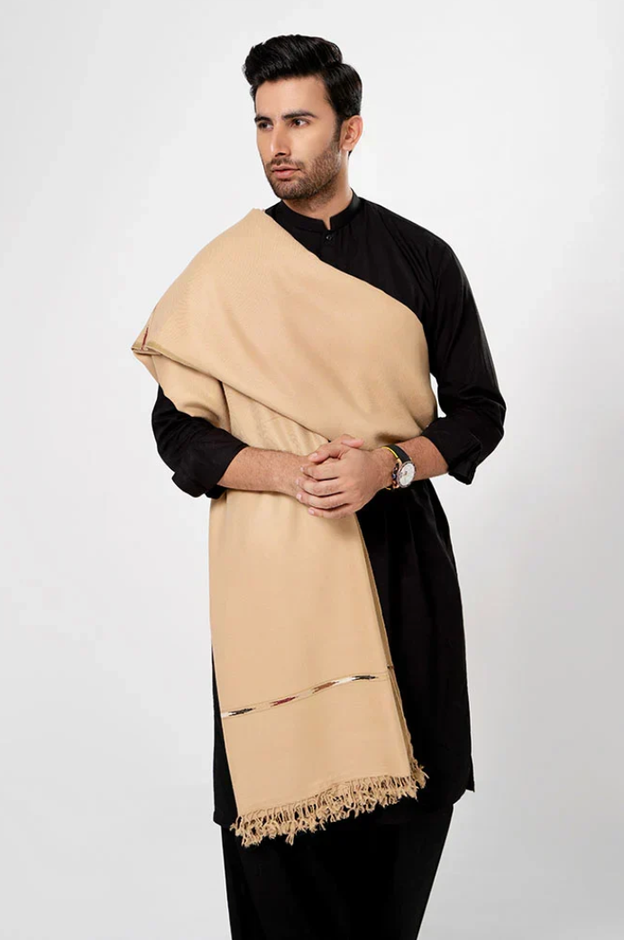 Premium Winter Shawl for Men - Skin